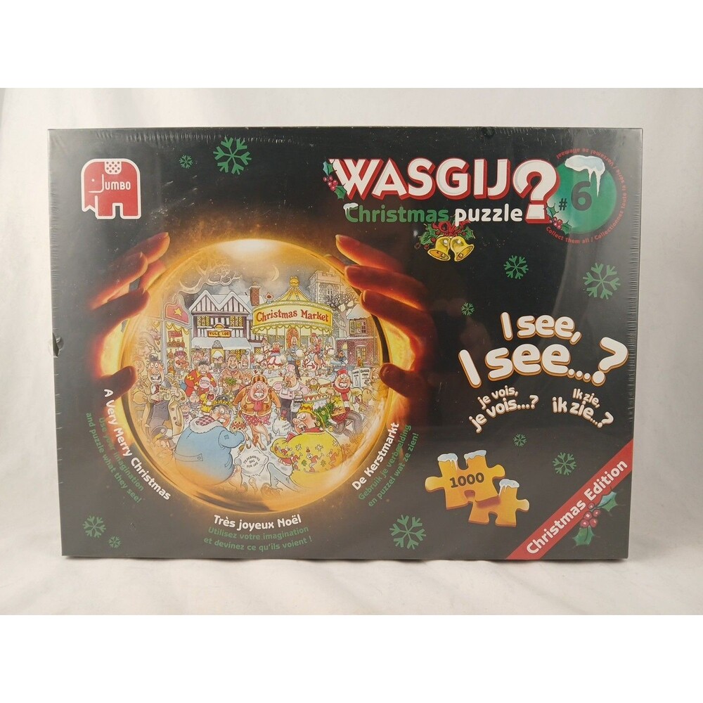 Wasgij? 1000 Piece Christmas Jigsaw Puzzle #6-A Very Merry Christmas-NEW/SEALED!